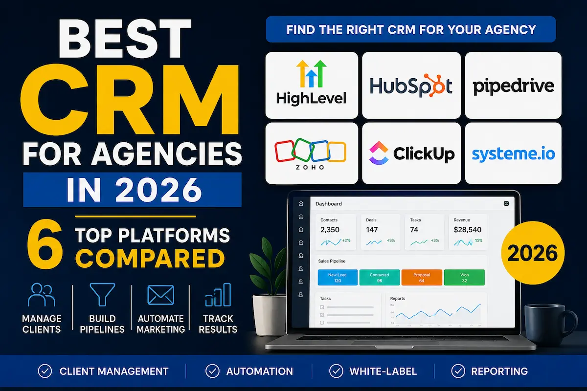 Best CRM for agencies in 2026 compared