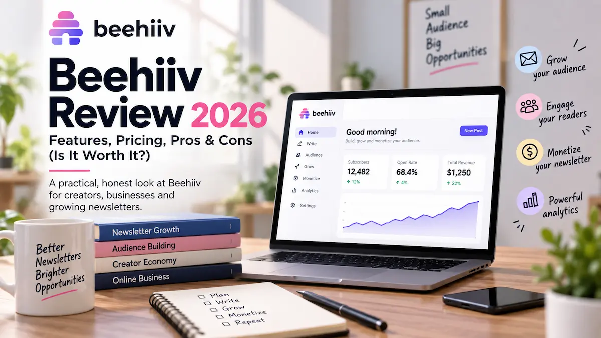 Beehiiv Review 2026 newsletter platform for creators