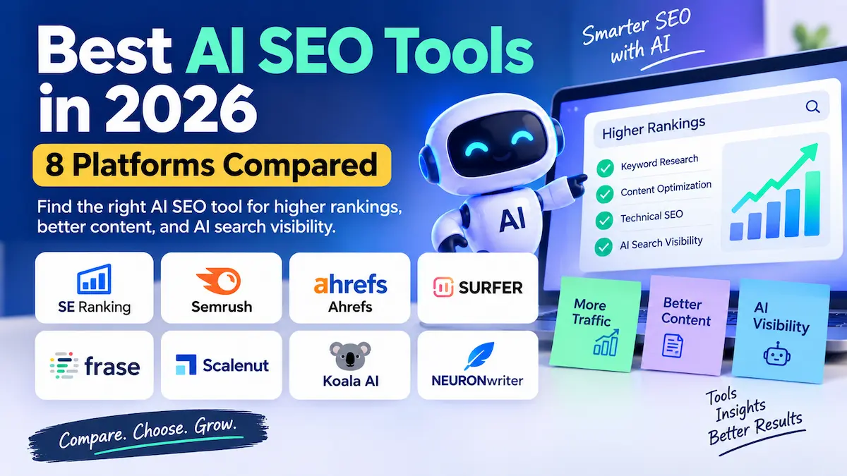 Best AI SEO tools in 2026 compared for content optimization and search visibility