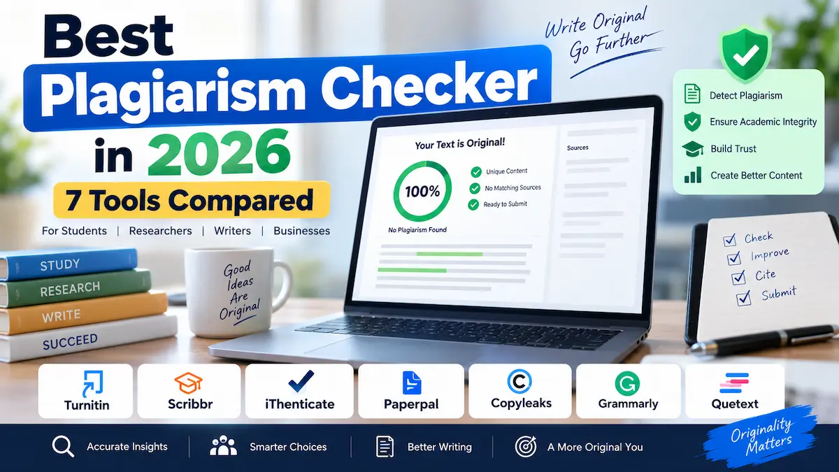 Best plagiarism checker tools compared in 2026 for students and researchers